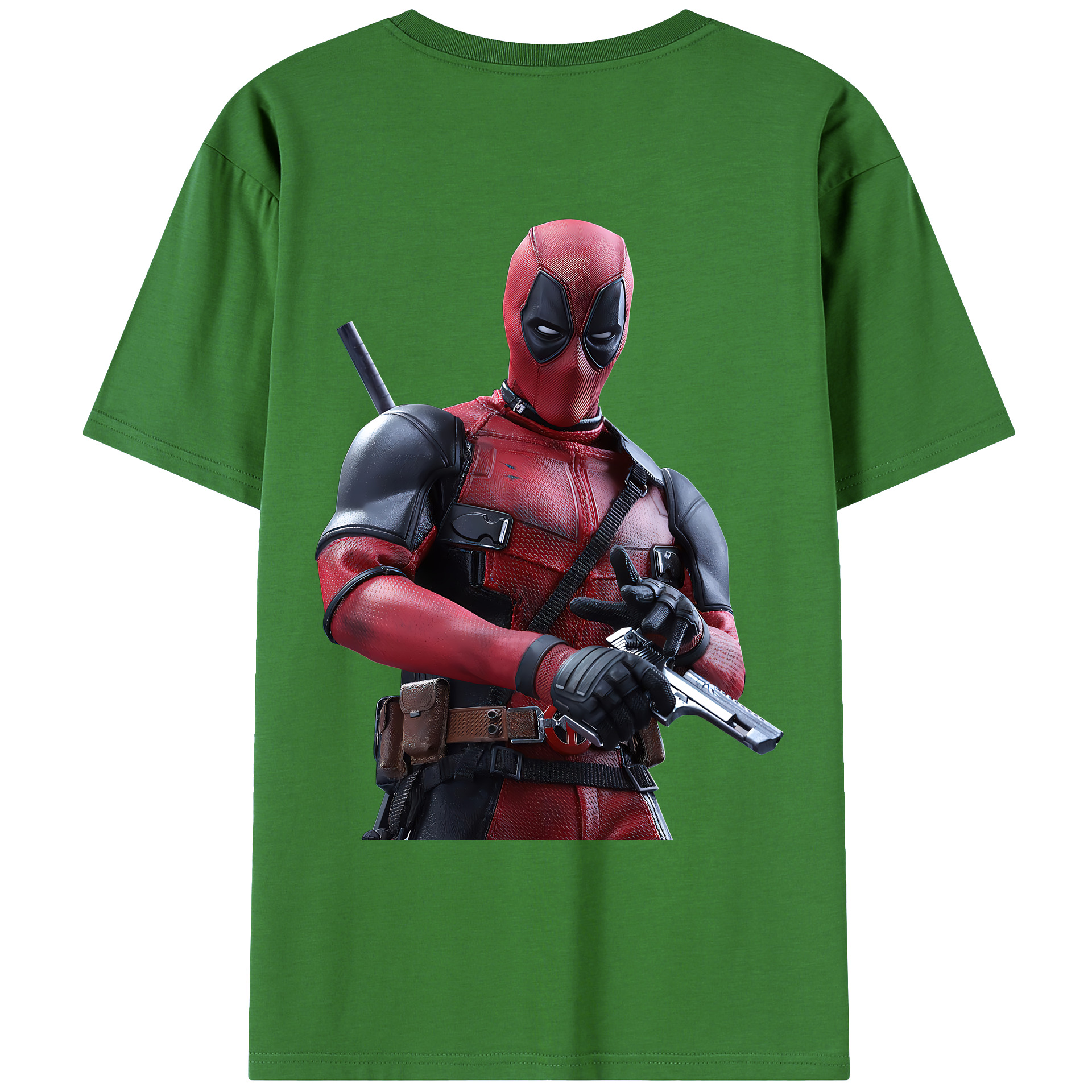 （画像用） Deadpool デッドプール レディース半袖Tシャツ(バックプリント)